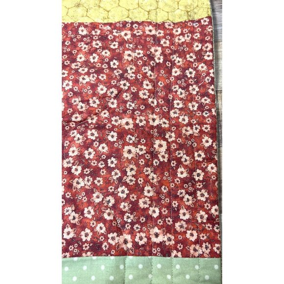 Handmade Quilted Wall Hanging, Cats In The Garden 37'' x 22'' - Picture 9 of 11